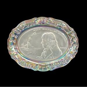 Vintage ~ 1972 ~ Fostoria ~ American Milestones ~ Star Spangled Banner ~  Plate